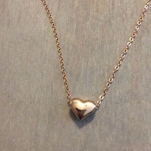 Reserved*** Gold heart necklace